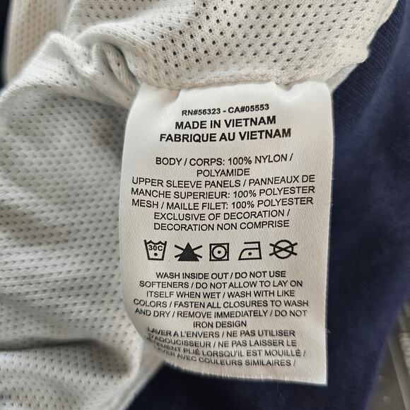 Nike Windrunner Full Zip Jacket Mens Small Red Blue Colorblock Retro Streetwear - Picture 12 of 12